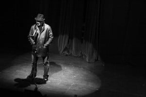Todd Van Allen as Rorschach at Nerdgasm, Randolph Theatre. Photo courtesy of TVA.